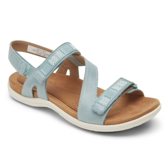 Cobb Hill by New Balance Women Strappy Leather Hook&loop Sandals shoes sz 10 - Picture 1 of 12